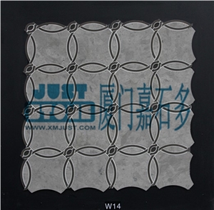 Mosaic,Waterjet,Diamond,Geometric,Wavy Line,Hexagonal,Speical,Animal,Honed,Polished,Natural,Stone,Mosaic Tile for Hotel,Kitchen,Bathroom Decoration,Grey Stone,Beige Stone,
