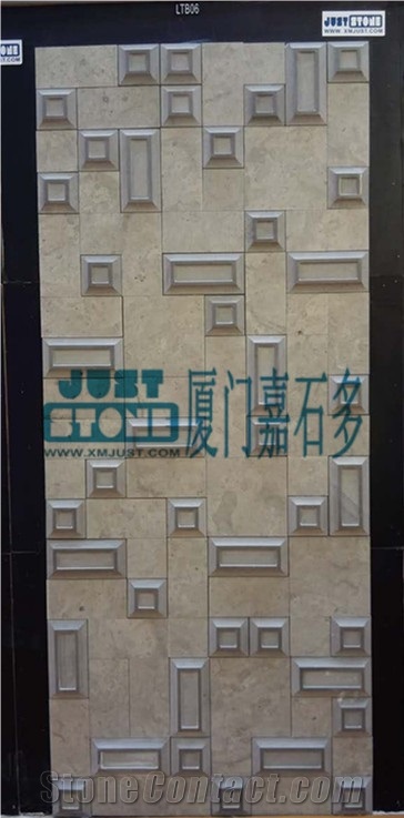 Mosaic,Waterjet,Diamond,Geometric,Wavy Line,Hexagonal,Speical,Animal,Honed,Polished,Natural,Stone,Mosaic Tile for Hotel,Kitchen,Bathroom Decoration,Grey Stone,Beige Stone