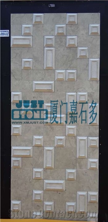 Mosaic,Waterjet,Diamond,Geometric,Wavy Line,Hexagonal,Speical,Animal,Honed,Polished,Natural,Stone,Mosaic Tile for Hotel,Kitchen,Bathroom Decoration,Grey Stone,Beige Stone