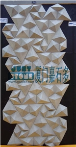 Mosaic,Waterjet,Diamond,Geometric,Wavy Line,Hexagonal,Speical,Animal,Honed,Polished,Natural,Stone,Mosaic Tile for Hotel,Kitchen,Bathroom Decoration,Grey Stone,Beige Stone