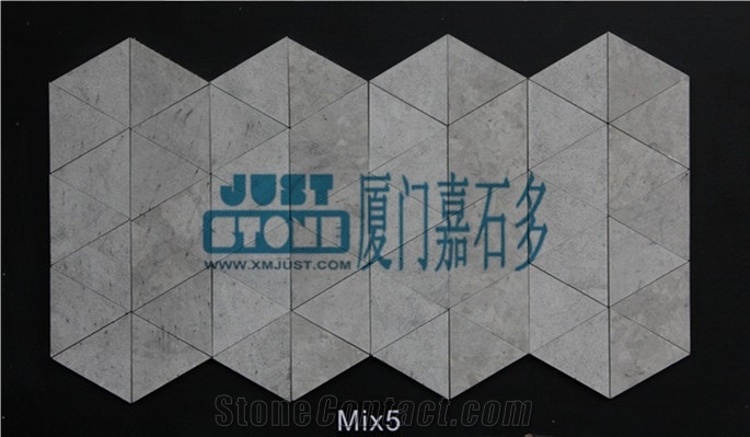 Mosaic,Waterjet,Diamond,Geometric,Wavy Line,Hexagonal,Speical,Animal,Honed,Polished,Natural,Stone,Mosaic Tile for Hotel,Kitchen,Bathroom Decoration,Grey Stone,Beige Stone