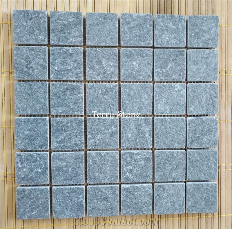 Grey Granite Square Sharp Mosaic