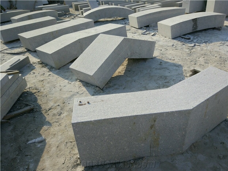 G375 Grey Granite Curved Kerb,Kassel Stone,Curb,Side Stone