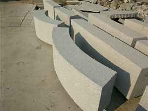 G375 Grey Granite Curved Kerb,Kassel Stone,Curb,Side Stone