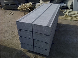 G375 Grey Granite Step with Strip,Step Inlay Strip