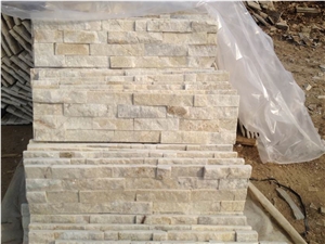 Beige Quartzite/Culture Stone/Wall Decor/Thin Stone Veneer/Ledge Stone