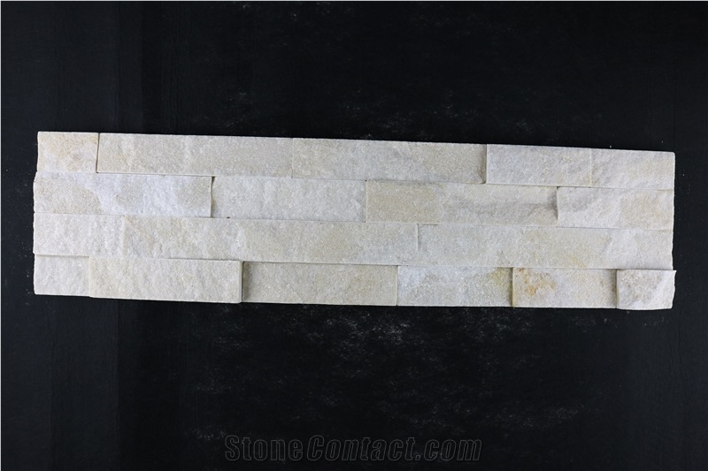 Beige Quartzite Wall Cladding/Culture Stone/Thin Stone Veneer/Stone Wall Decor/Ledge Stone/Pool Waterfall