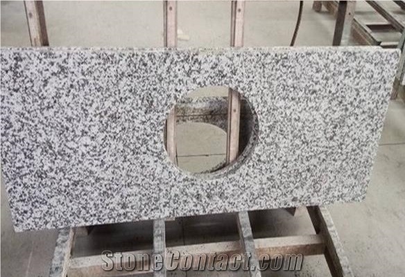 Beta White G439 Granite Tops, Desk Tops, Bench Tops, Chinese Cheap White Granite Countertop,G439 Vanity Top, China Big Flower Granite Top, Grey Granite Countertop,China Bianco Sardo Vanity Top