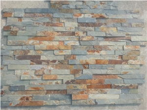 Cheap Price Good Quality Chinese Peacock Rusty Slate Stacked Stone Veneer, Stone Wall Decor, Exposed Wall Stone,Rustic Slate Feature Wall Cheap Price Good Quality Chinese Peacock Rusty Slate Stacked Stone Veneer, Stone Wall Decor, Exposed Wall Stone,Rustic Slate Feature Wall