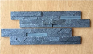 China Black Slate Cultured Stone/Cultured Slate/Cultured Slate Veneer/Stone Ledges/Ledge Stone /Black Slate Nature Surface/Black Slate Z/S/Normal Shape