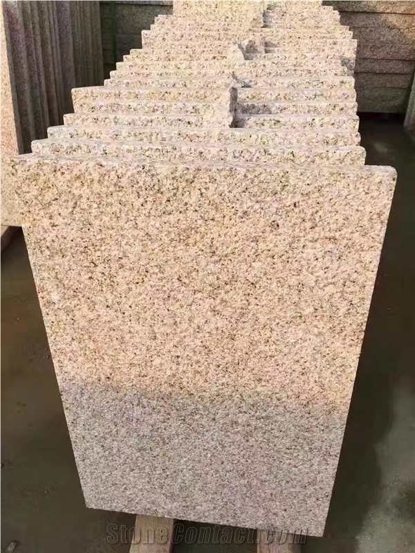 Chinese Polished G682/Rusty Yellow/Sunset Gold/Golden Sand/Giallo Ming/Giallo Rusty/Ming Gold/Yellow Rust/Desert Gold/Giallo Fantasia Granite Slabs & Tiles & Cut-To-Size, Big Slabs