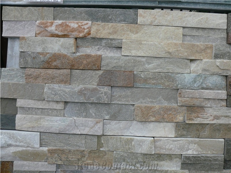P014 China Slate ,Hebei Beige Slate ,Cultured Stone, Wall Cladding, Stacked Stone Veneer