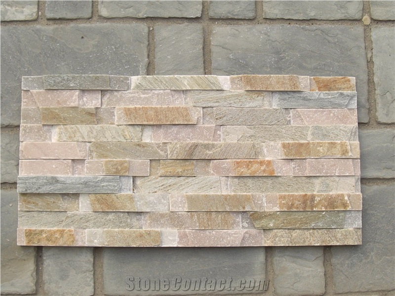 P014 China Slate ,Hebei Beige Slate ,Cultured Stone, Wall Cladding, Stacked Stone Veneer