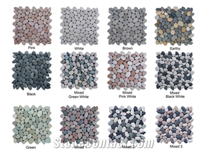 Pebble Stone , Pebble Gravel ,Natural River Stone Pebble, Cobble Stones,Mixed Color Natural River Pebble Stone ,Black Polishing River Washed Stone in Garden and Landscaping