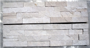 White Sandstone Wall Cladding/Ledge Stone/Culture Stone/Stone Veneer White Sandstone Wall Cladding/Ledge Stone/Culture Stone/Stone Veneer