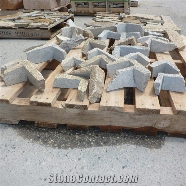 Yellow Natural Stone China Loose Stone /Fieldstone/Loose Strip Stone Veneer/Natural Slate Stacked Stone/ Wall Cladding/Random Loose Cultured Stone Wall Stone