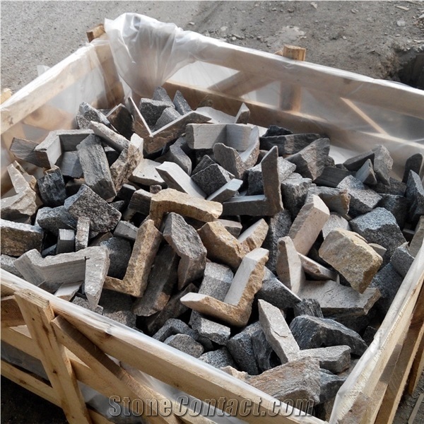 Yellow Natural Stone China Loose Stone /Fieldstone/Loose Strip Stone Veneer/Natural Slate Stacked Stone/ Wall Cladding/Random Loose Cultured Stone Wall Stone