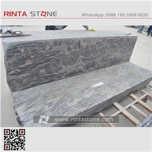 G261 Granite Slabs Tiles Juparana Granite Wave Sand Granite Granite Juparana Grey Pink Granite Waves Pattern Stone