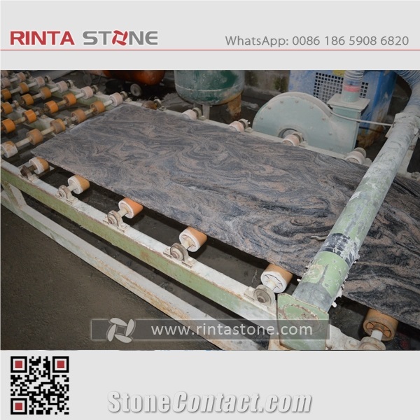 G261 Granite Slabs Tiles Juparana Granite Wave Sand Granite Granite Juparana Grey Pink Granite Waves Pattern Stone