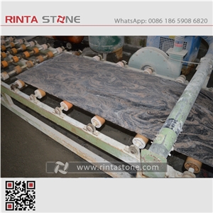 G261 Granite Slabs Tiles Juparana Granite Wave Sand Granite Granite Juparana Grey Pink Granite Waves Pattern Stone
