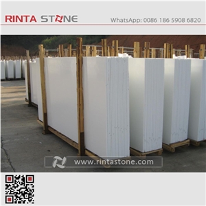 Super Nano White Crystallized Glass Stone Slabs Tiles for Countertops,Pure White Absolute White Marble White Artificial Nano Crystallized Fantasy White Stone