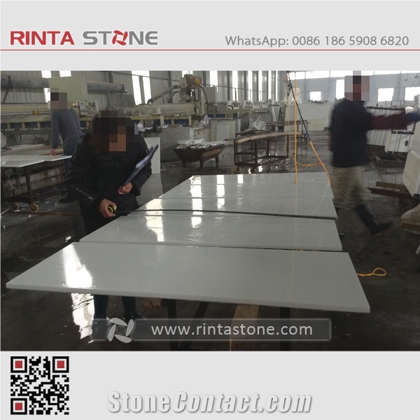 Super Nano White Crystallized Glass Stone Slabs Tiles for Countertops,Pure White Absolute White Marble White Artificial Nano Crystallized Fantasy White Stone