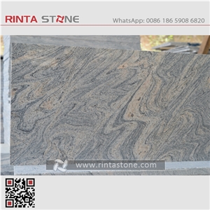 Waves Pattern Granite Slabs Tiles Step Stairs Riser Countertops China Multicolour Wave Sand Granite G261 Granite Juparana Grey Pink Stone