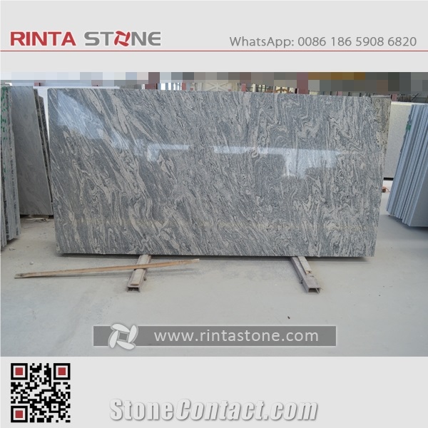 Waves Pattern Granite Slabs Tiles Step Stairs Riser Countertops China Multicolour Wave Sand Granite G261 Granite Juparana Grey Pink Stone