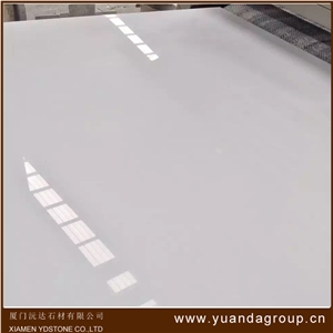 Pure White Artificial Marble Engineer Nano Glass Stone Slabs