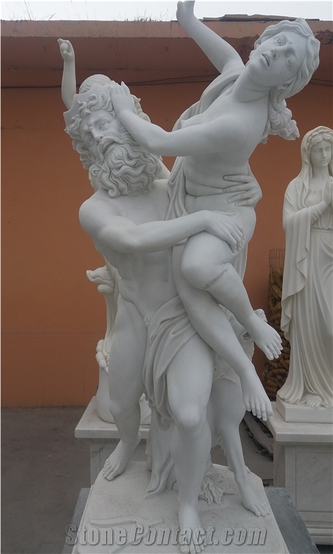 Figure Sculpture White Marble Statue