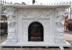 Fireplace Mantel White Marble Fireplace Fireplace Hearth Fireplace Surround