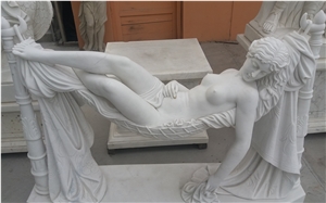 Statue Sculpture Figure Sculpture White Marble Statue