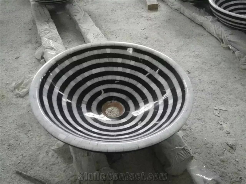 Mosaic Sinks, Mosaic Bathroom Sinks, Mosaic Vessel Sink