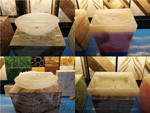 Onyx Washing Basins,Sinks,White Onyx Bathroom Sinks