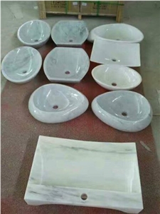 White Onyx Vessel Sinks & Bathroom Sinks
