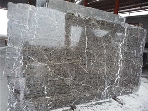 White Veins Hang Grey Marble Tiles, China Grey Marble Floor Covering Tiles