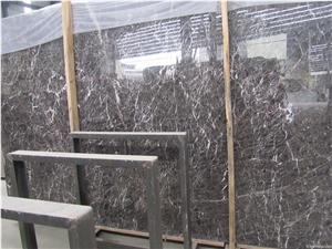 White Veins Hang Grey Marble Tiles, China Grey Marble Floor Covering Tiles