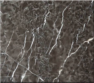 White Veins Hang Grey Marble Tiles, China Grey Marble Floor Covering Tiles