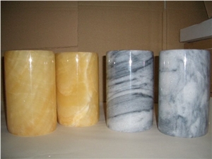 Yellow Onyx Candel Holder, Home Decor Products