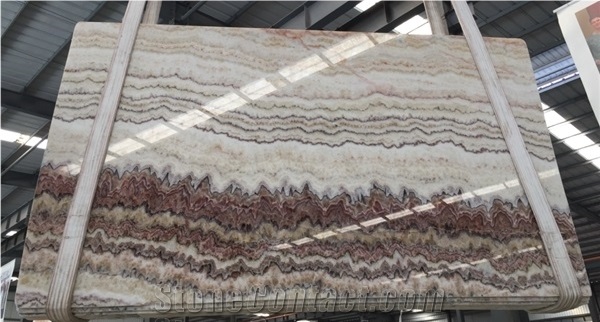 Red Dragon Onyx Slabs Tiles/China Multicolor Onyx/Onyx Wall Covering/Red Onyx Building Stone Material
