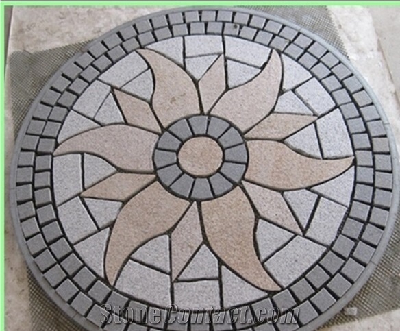 Round Granite Pavers Pattern