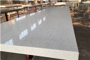Sparkling Quartz Artificial Stone Kitchen Countertops
