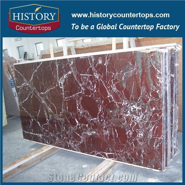 2017 Best Selling Different Types Cherry Red,Elazig Visne,Elazig Bordo,Elazig Cherry,Red Levante Turkish,Rosa Levantino,Rosa Levanto, Natural Stone Cut to Size, Marble Tile & Slab for Outdoor and Indo