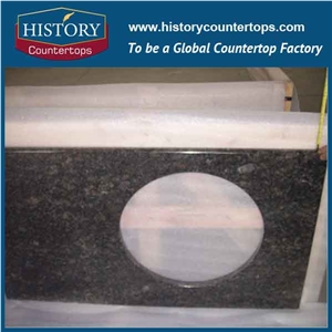 2017 High Quality Sapphire Blue Granite Countertops Natural Durable Stone, Economical Choice Popular in Bathroom Counter Tops Style for Custom Hospitality & Multi-Family Projects