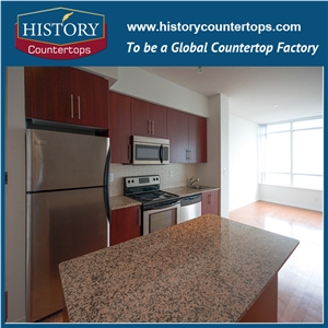 China Maple Leaf Granite Copperstone Wholesale for Polished Bath Countertops
