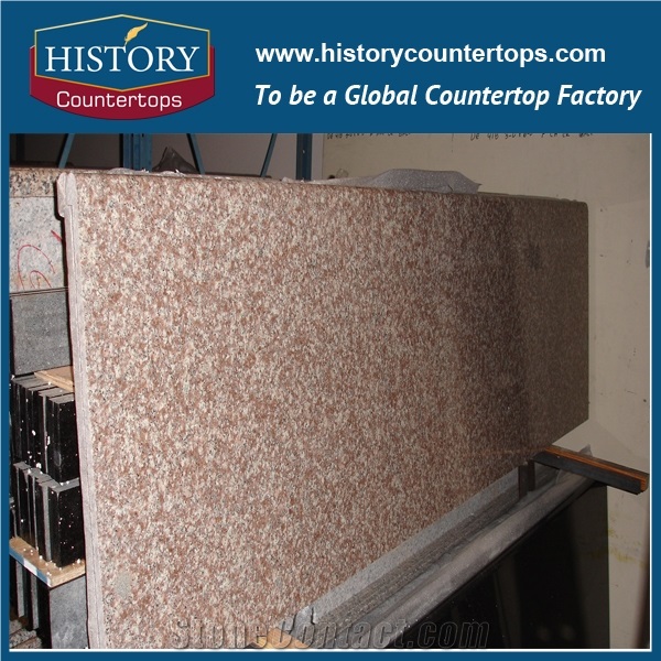 China Peach Red Granite Gutian Taohua Hong for Vanity Top
