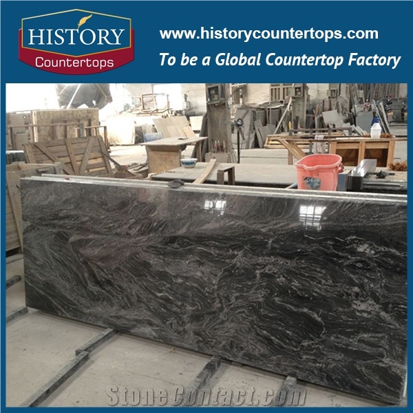 Cosmic Black Titanium, Titanium Mc Granite, Titanium Black,Titanium Black Quartzite Cut to Size & Slabs for Exterior - Interior Wall and Floor Applications