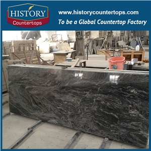 Cosmic Black Titanium, Titanium Mc Granite, Titanium Black,Titanium Black Quartzite Cut to Size & Slabs for Exterior - Interior Wall and Floor Applications