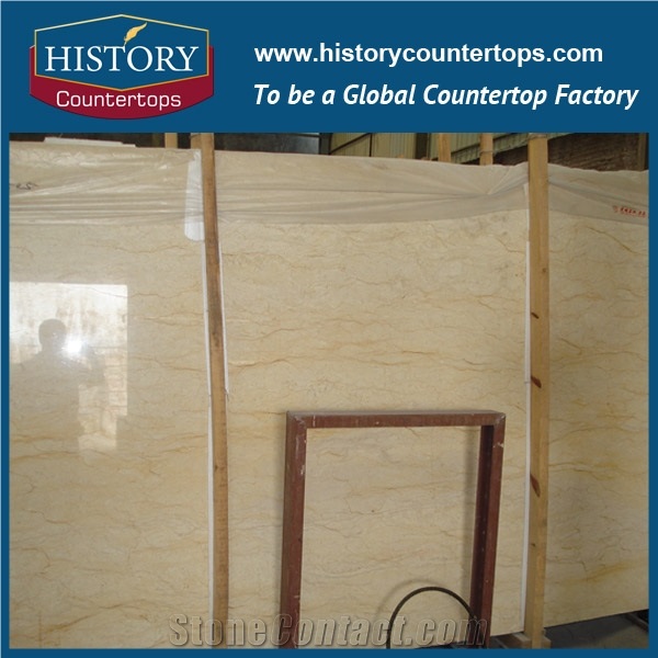New Style Own Factory High Quality Cheapest Polished Dragon Yellow Marble Slabs & Tiles & Cut-To-Size for Floor Covering and Wall Cladding, Yellow Marble for Project/Hotel/House