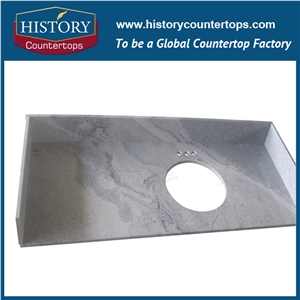 Viscont White Granite Bath Tops,White Color Natural Granite,Natural Stone Bathroom Tops, Bathroom Countertops, White Granite Surface Bathroom Vanity Countertops,Granite Stone Bath Tops,Granite Counter